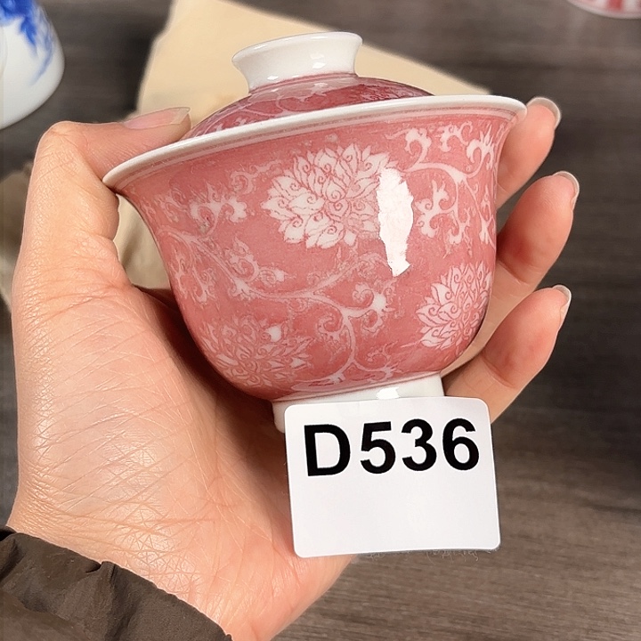 微瑕手工手绘茶具536