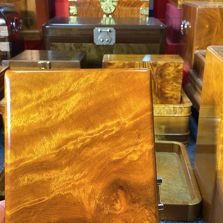 金丝楠国金丝楠木首饰盒