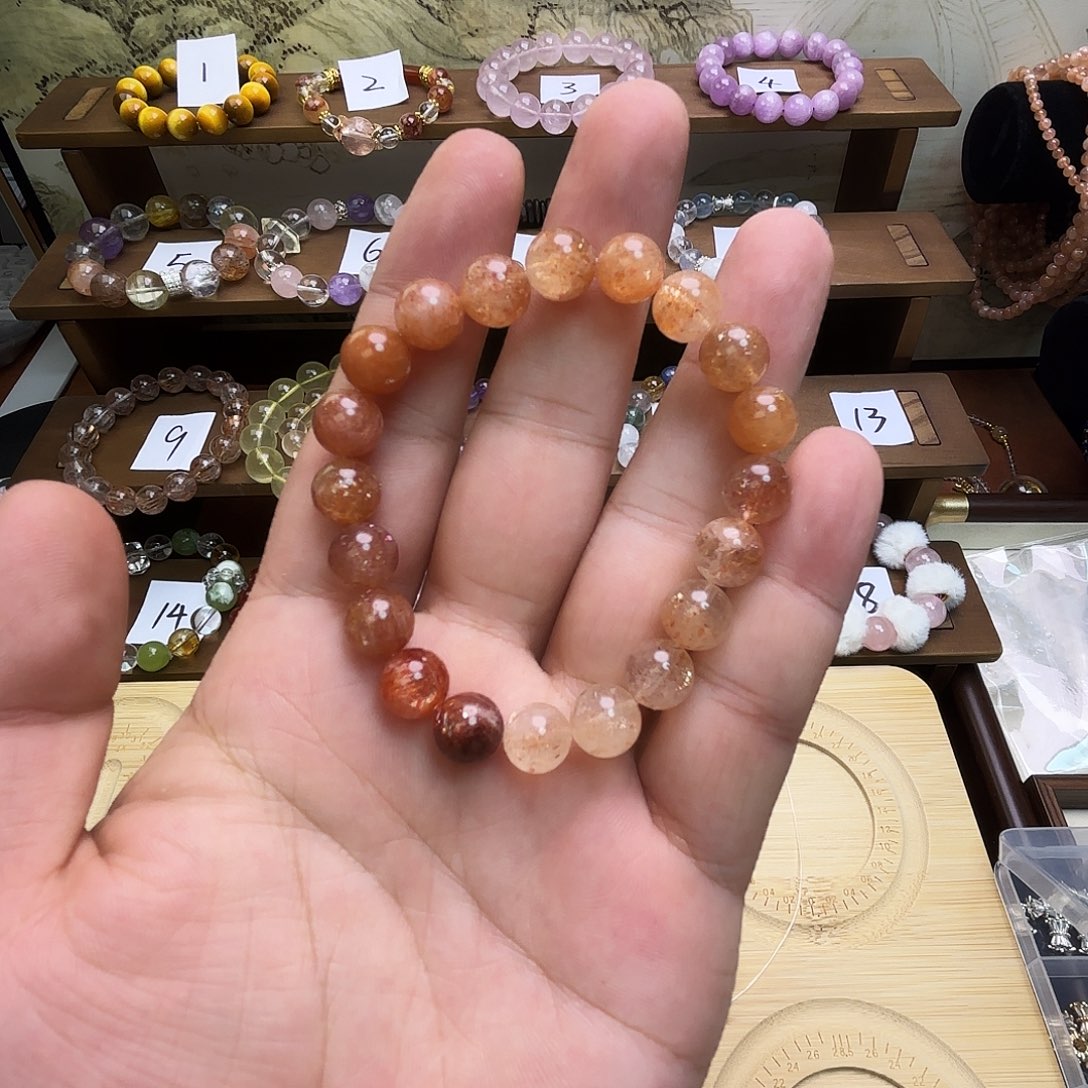手链水晶未镶嵌天然水晶金太阳
