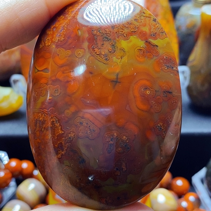 玛瑙/玉髓吊坠(不含链)未镶嵌随*