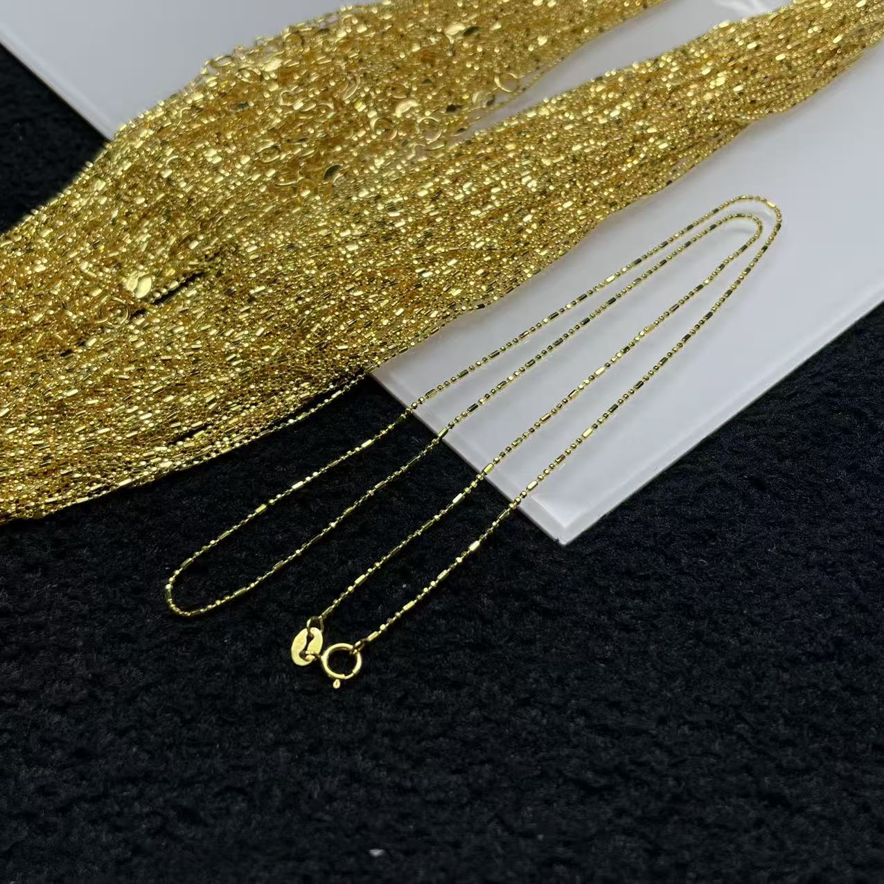 链子925银 「戴琴珠宝」DQ5793-925银18寸仙女链（多样性发其一）