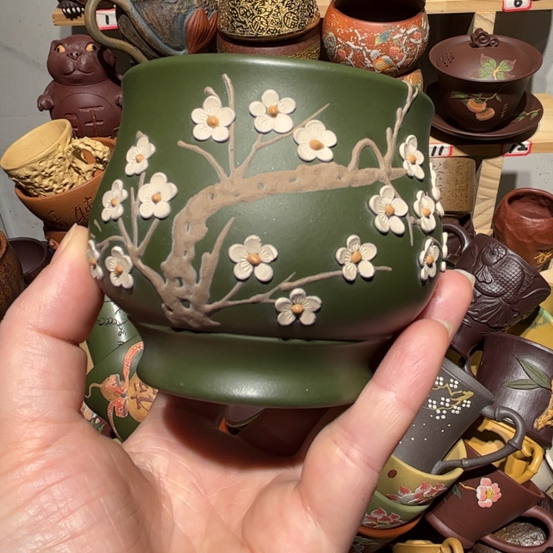 紫砂茶杯宜兴紫砂主人杯