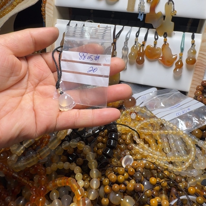 玛瑙/玉髓项链未镶嵌欣*8805