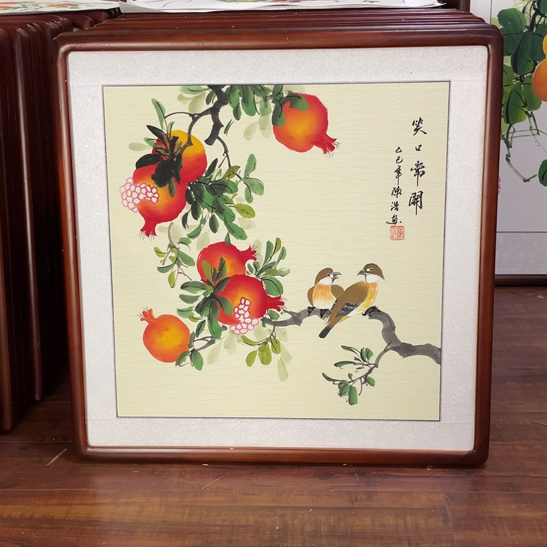 国画带框尺寸63*63厘米