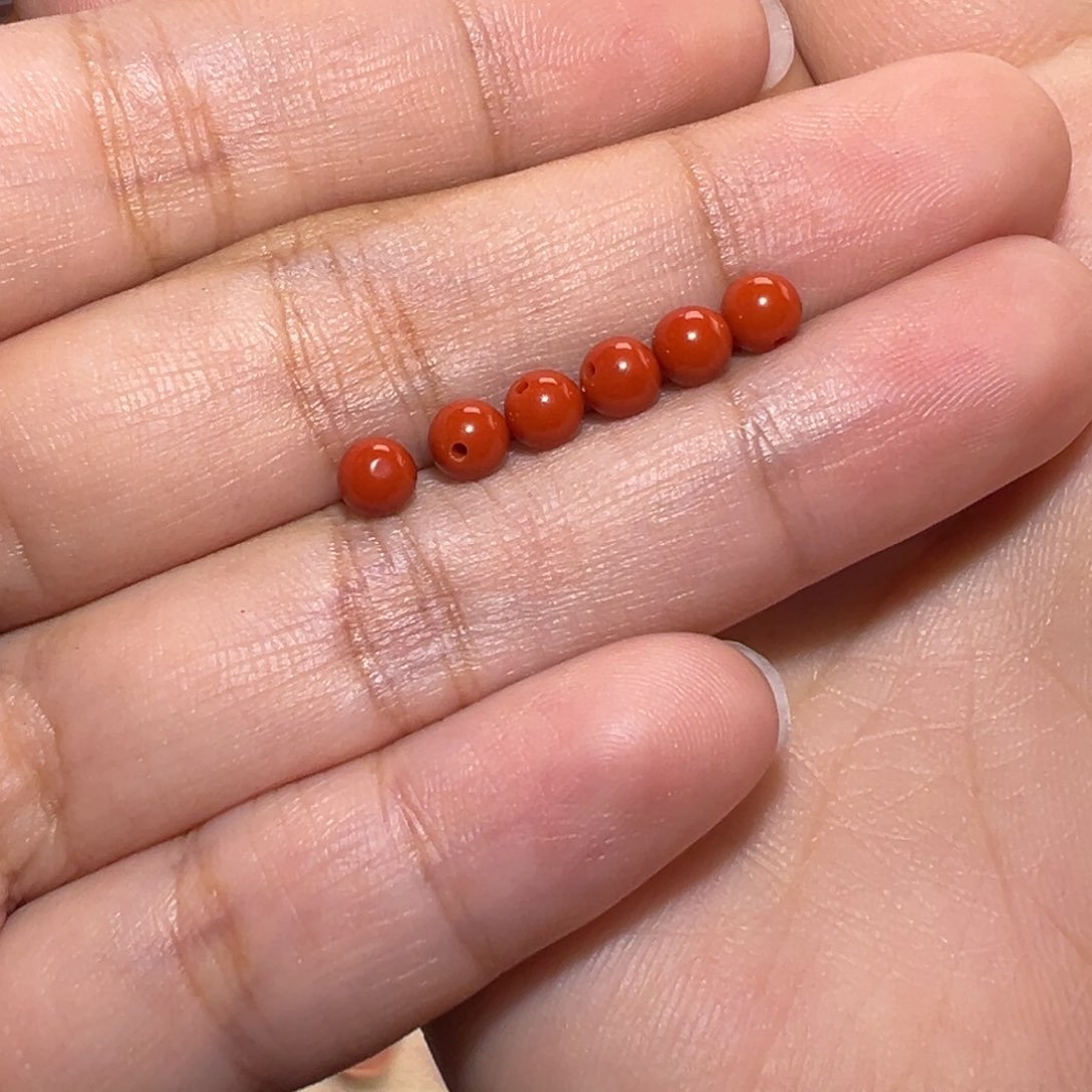 南红玛瑙珠宝奇石未镶嵌乐*面圆珠