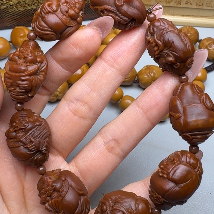 橄榄核手串/手链财神