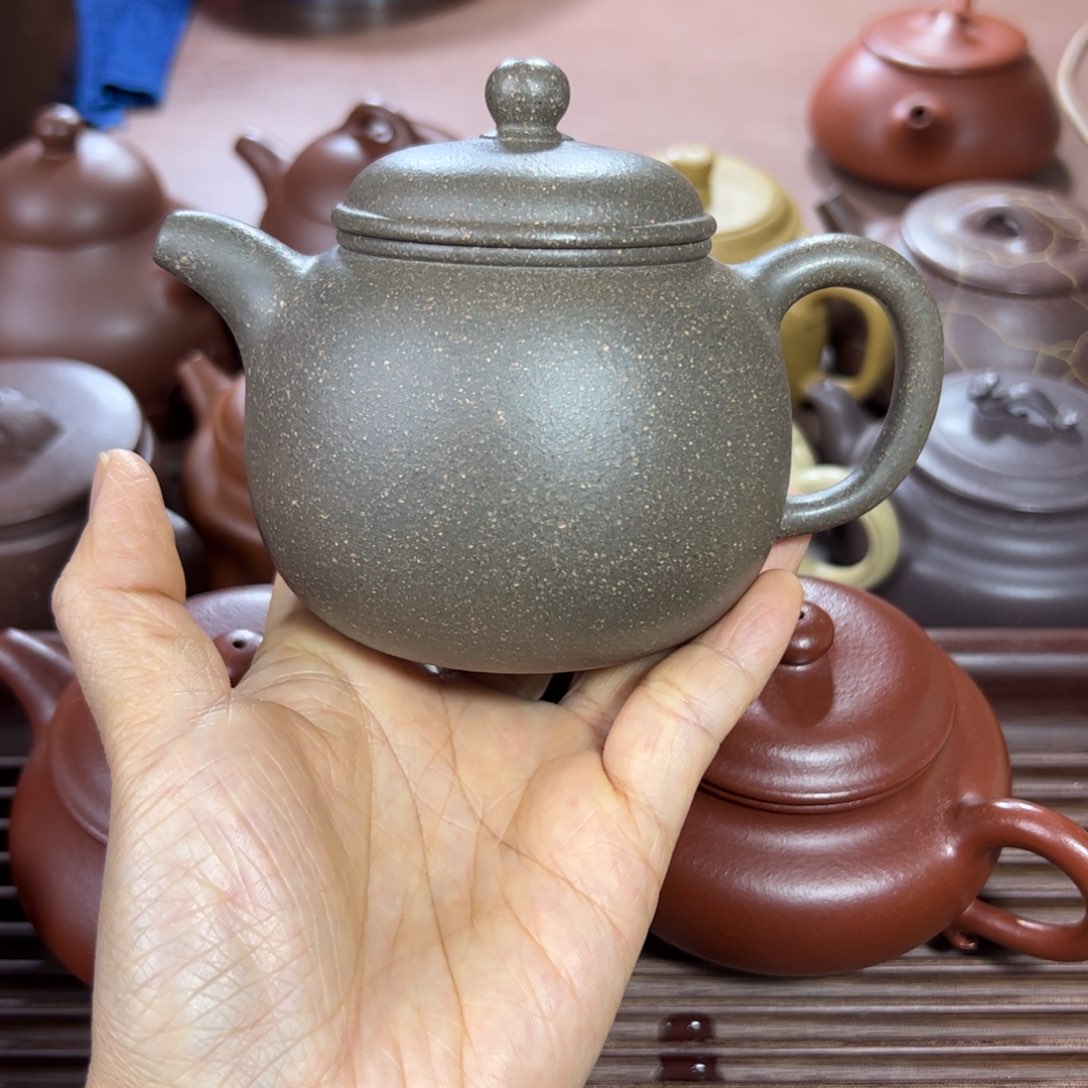 紫泥茶壶天青 匏尊 260cc
