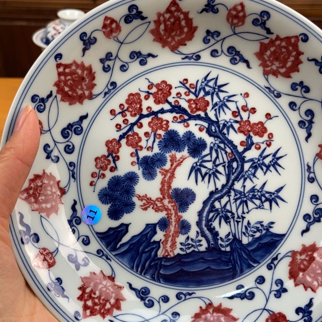 手绘现代茶具非古董