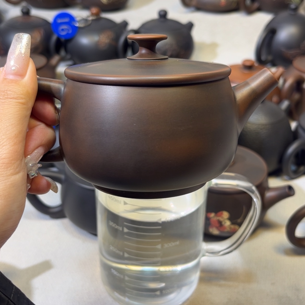 【闪购商品】百*熊红泥 素壶 容量 220c c