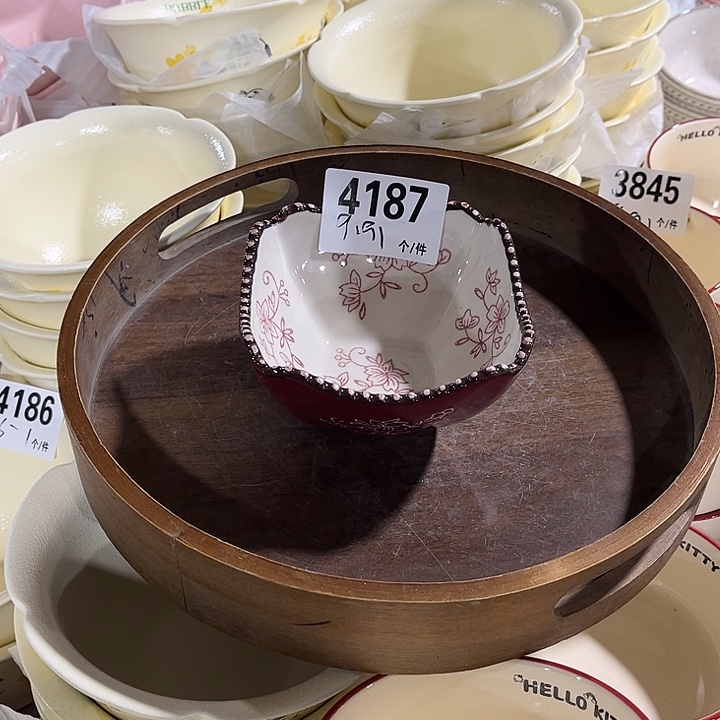 瓷微瑕外贸餐具4187