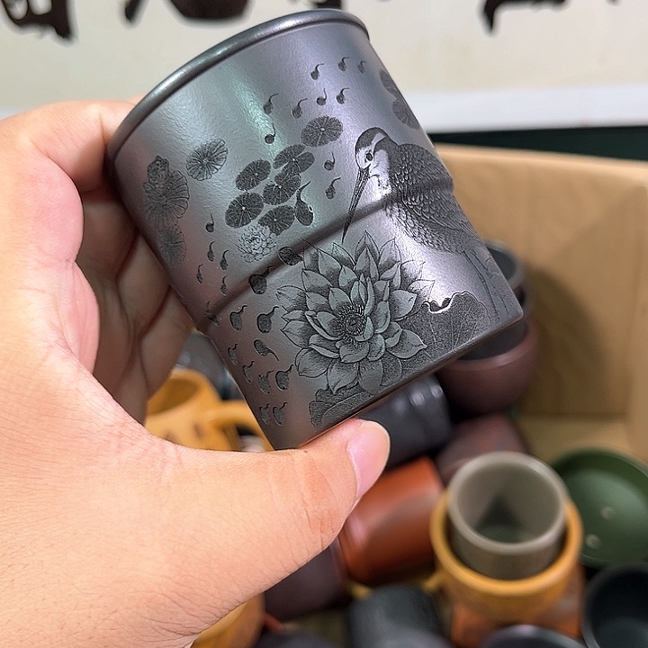 茶杯紫砂全手工紫砂主人杯