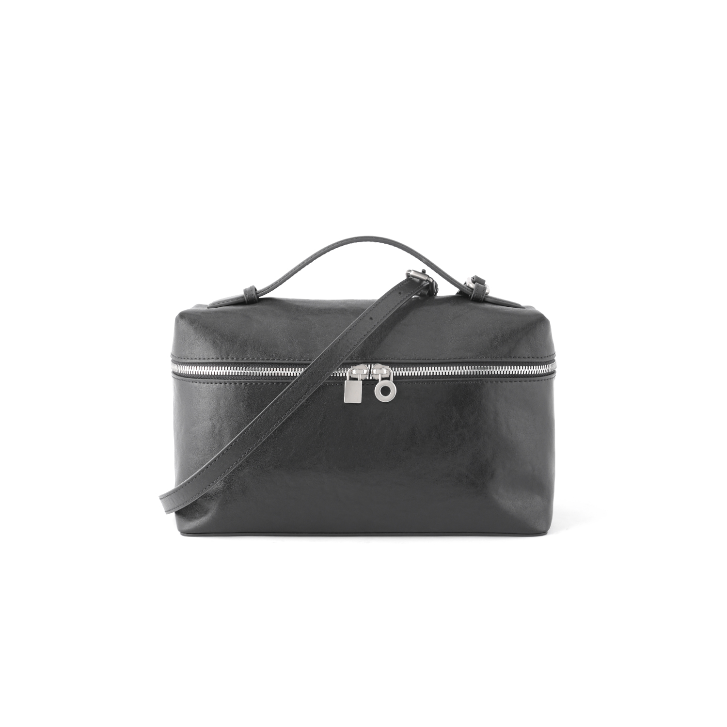 【粉丝回馈】小众设计简约韩系牛皮饭盒包7212-C