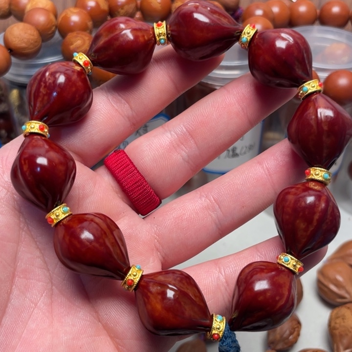 小***子橄榄核手串/手链2.1梅林紫皮