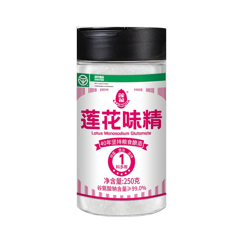 莲花牌  莲花味精  250g 日期：20250528 保质期：3年