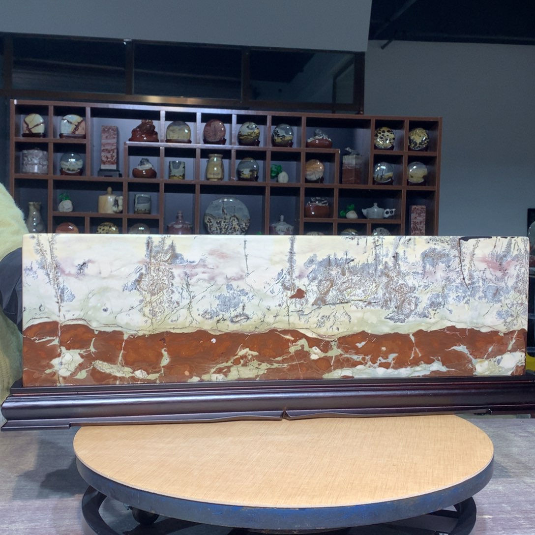 紫砂广西国画石，观赏收藏