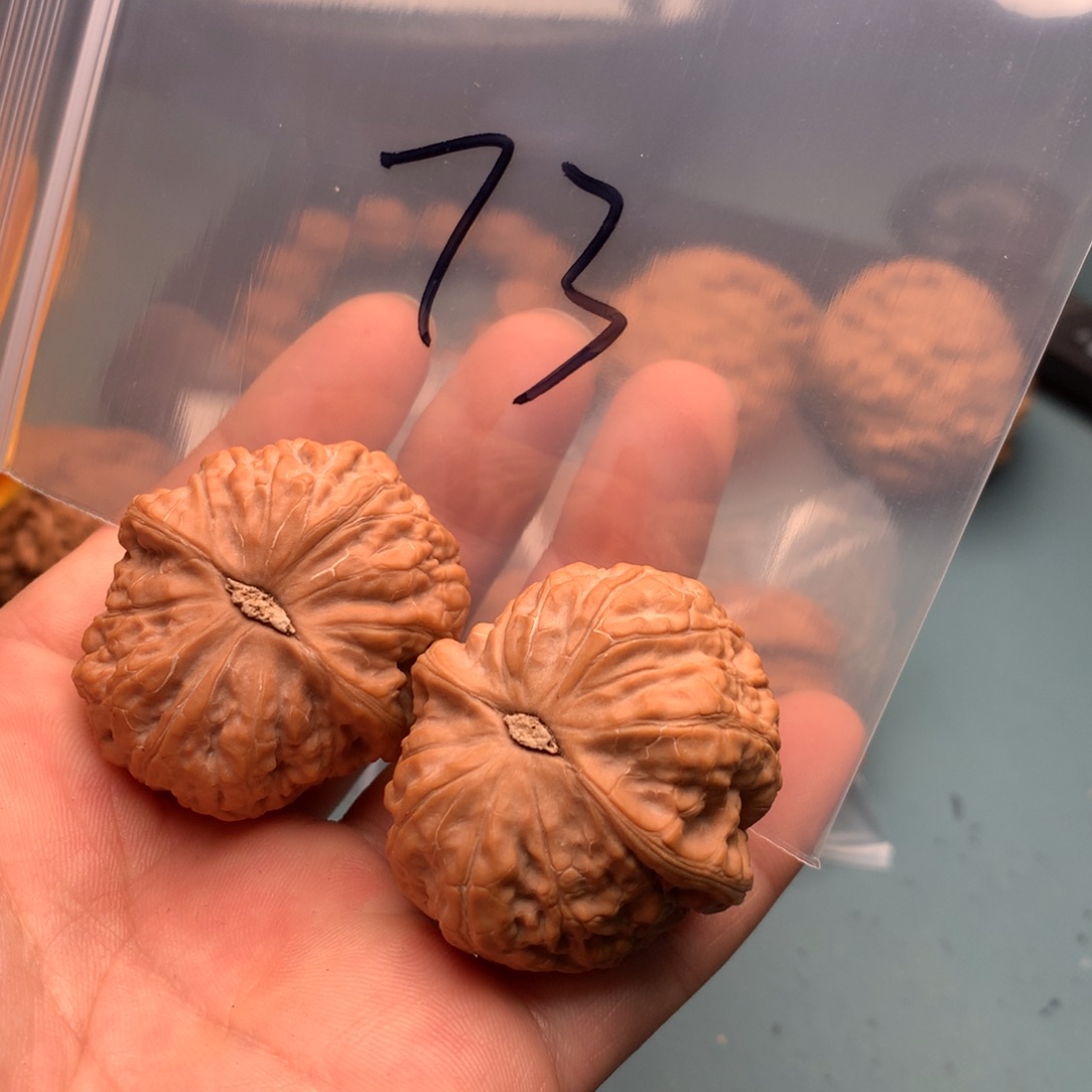 文玩核桃把件红****。乾隆73