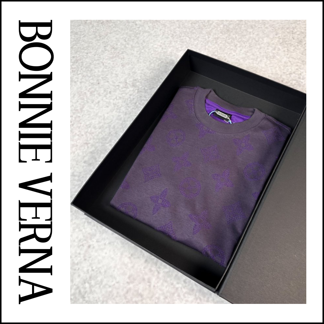 【11号链接-双层老花提花】设计款重磅小众男女同款短袖-5028