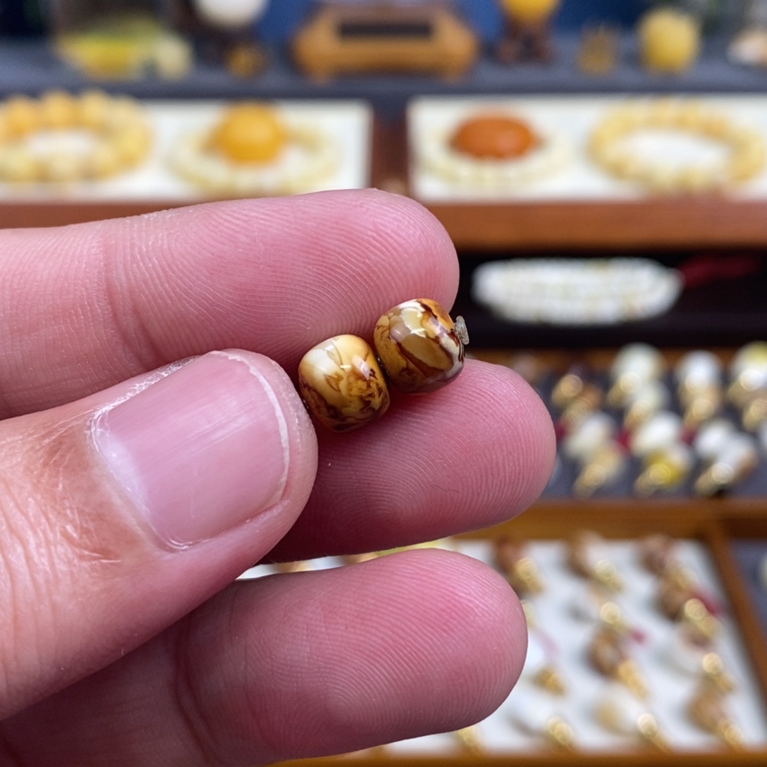 蜜蜡未镶嵌裸石配饰老型尺寸8