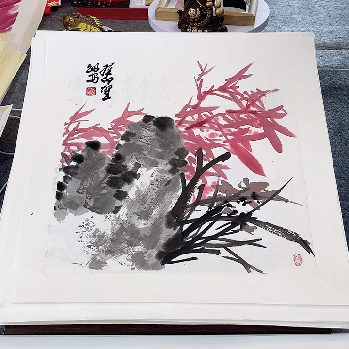 国画张圣敏先生纯手绘作品