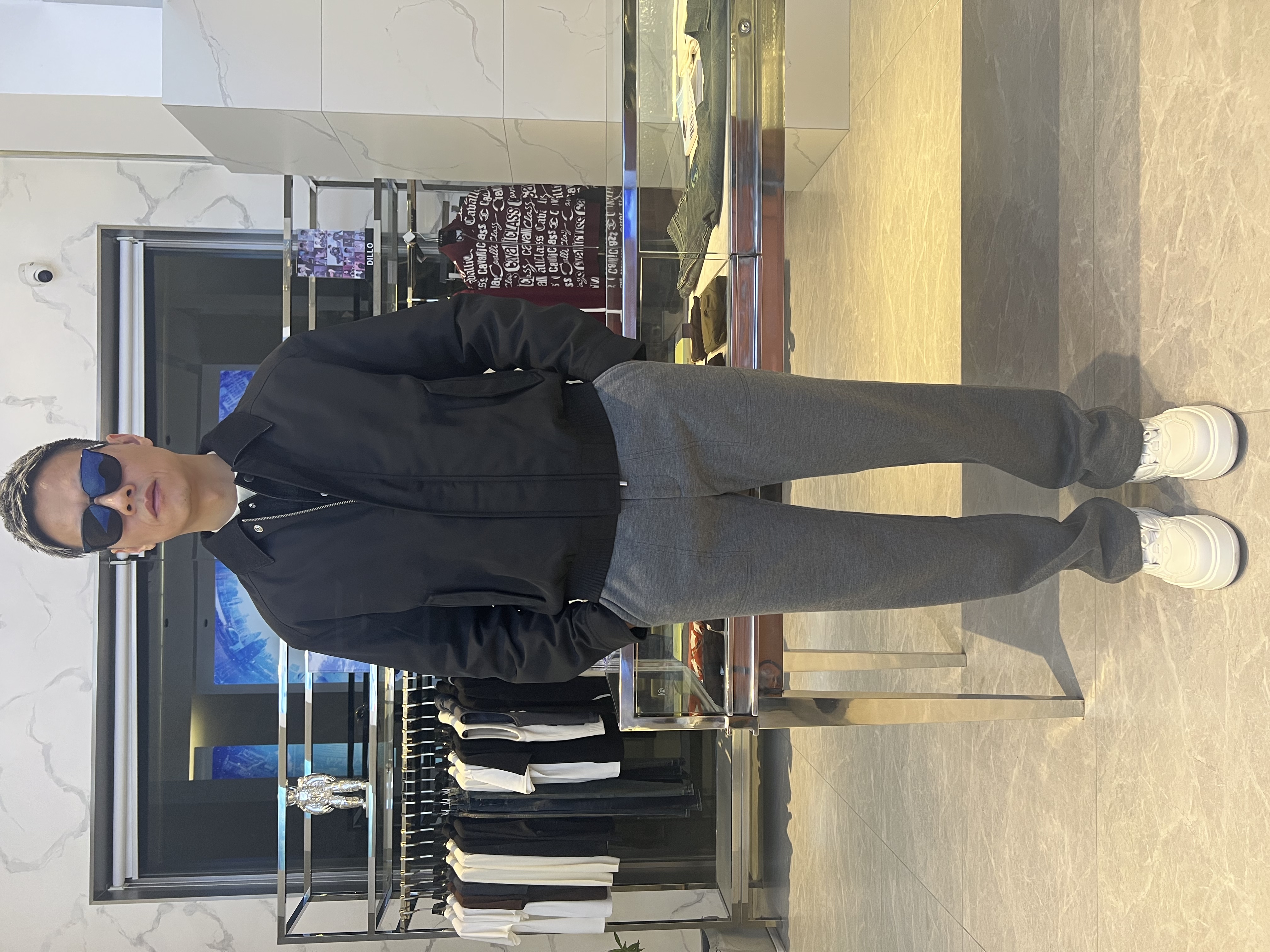 CAVALLI CLASS卡沃利秋冬新款高端轻奢潮流宽松版休闲双领羽绒服