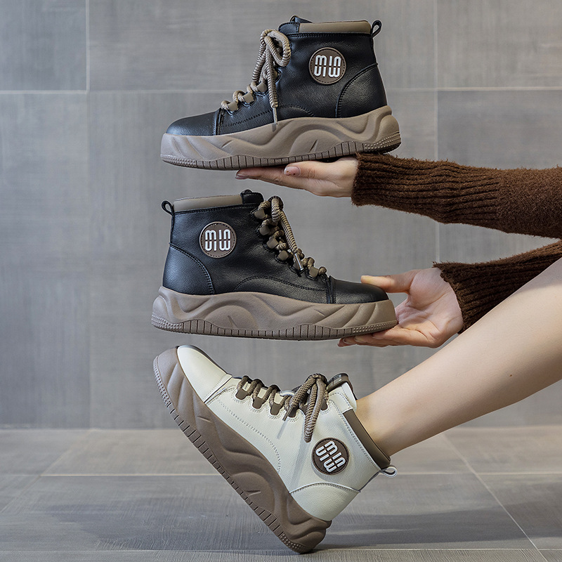 足上春天厚底增高5CM老爹鞋25秋冬新款潮流软底休闲运动舒适女鞋