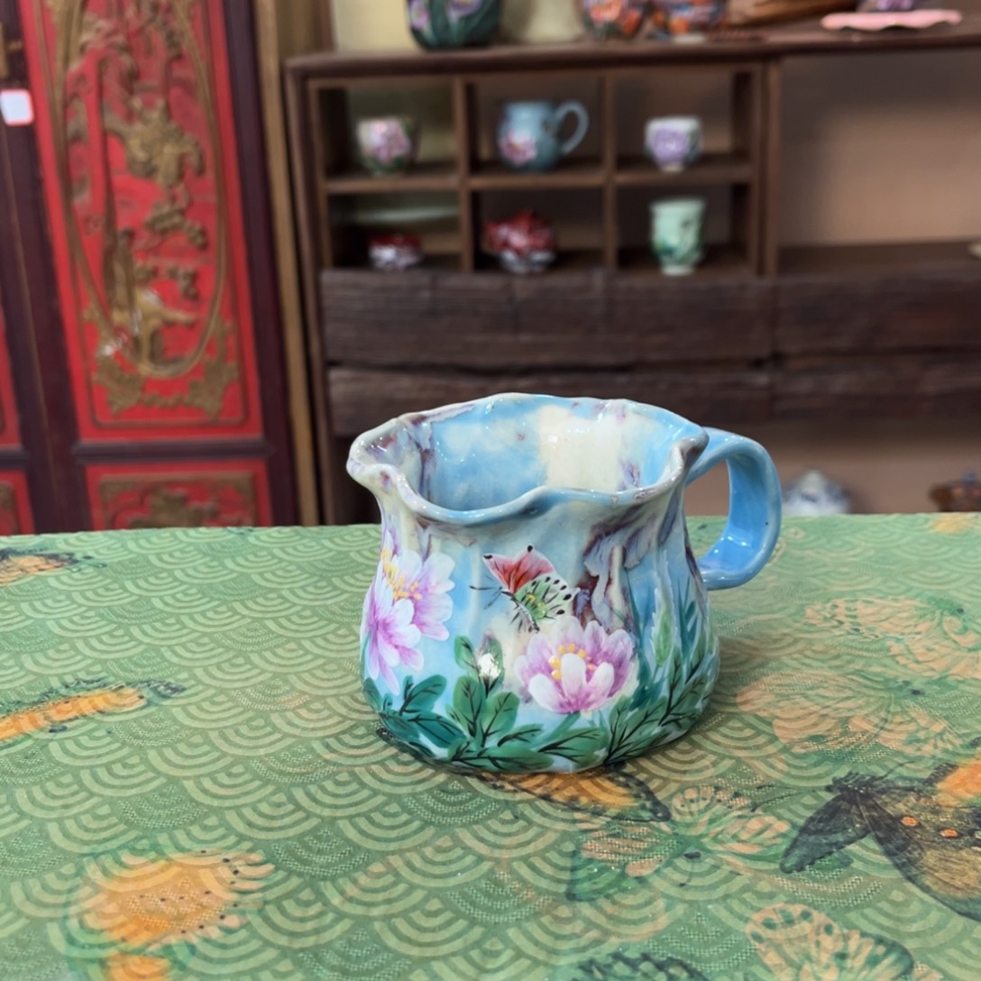 柴烧手工手绘陶瓷