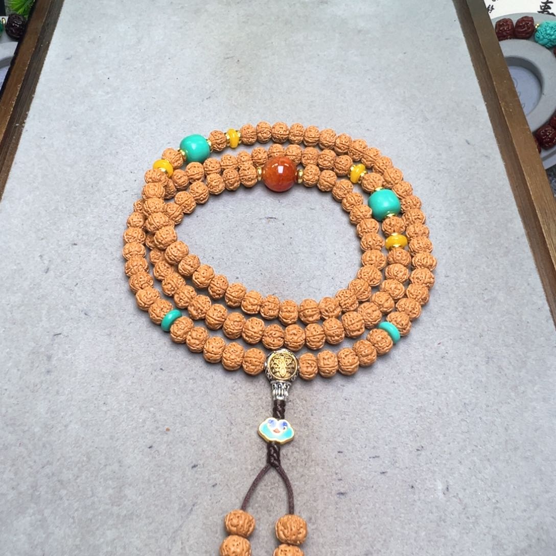 金刚菩提吊坠帝王花108