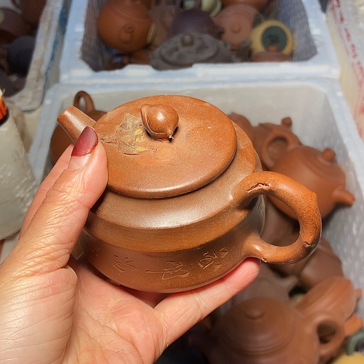 全手工制作宜兴紫砂茶壶