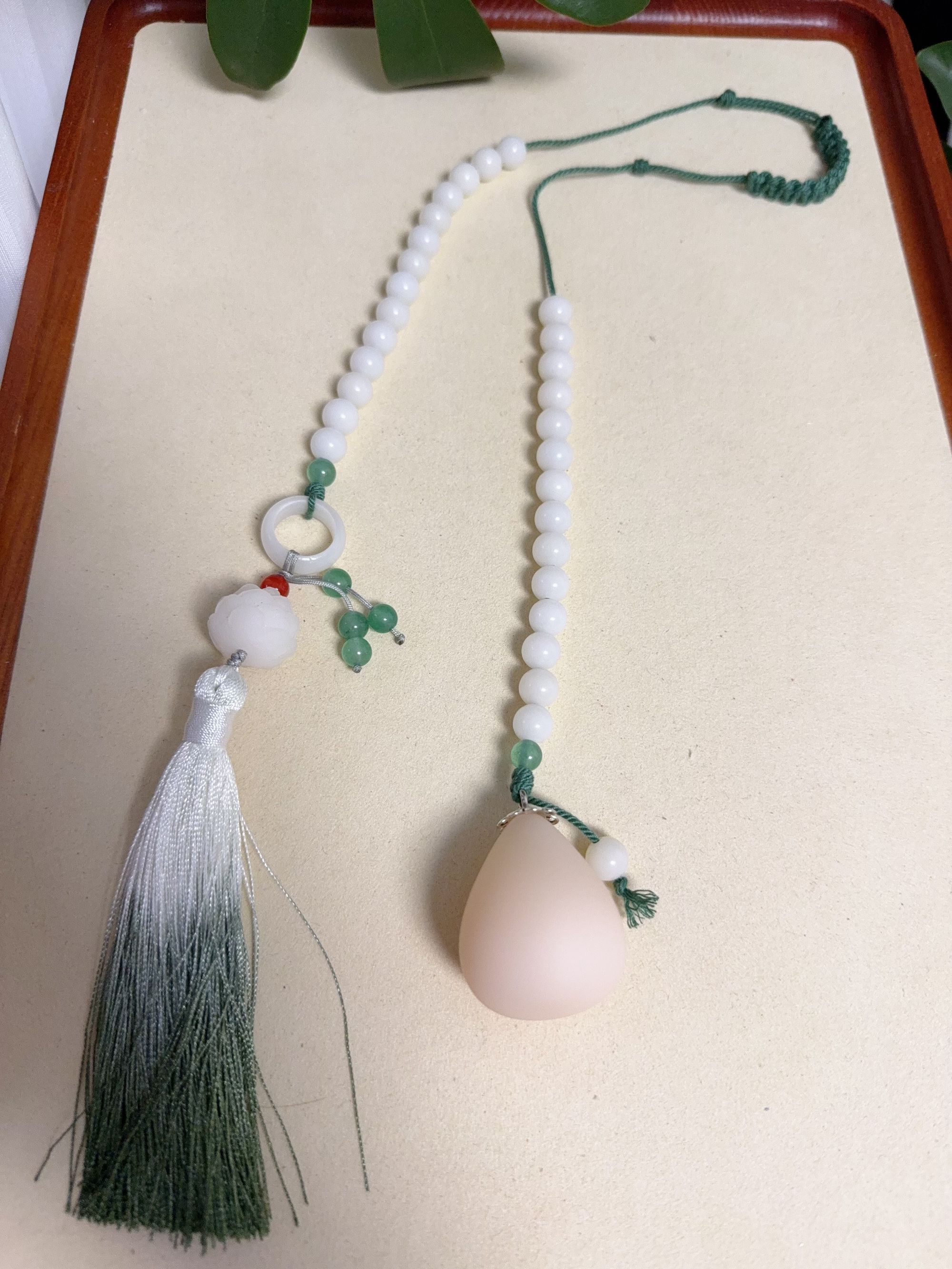 非金属木质吊坠 菩提根手持可车挂/1串【颜色随机】