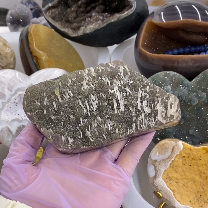 珠宝半成品紫晶未镶嵌3