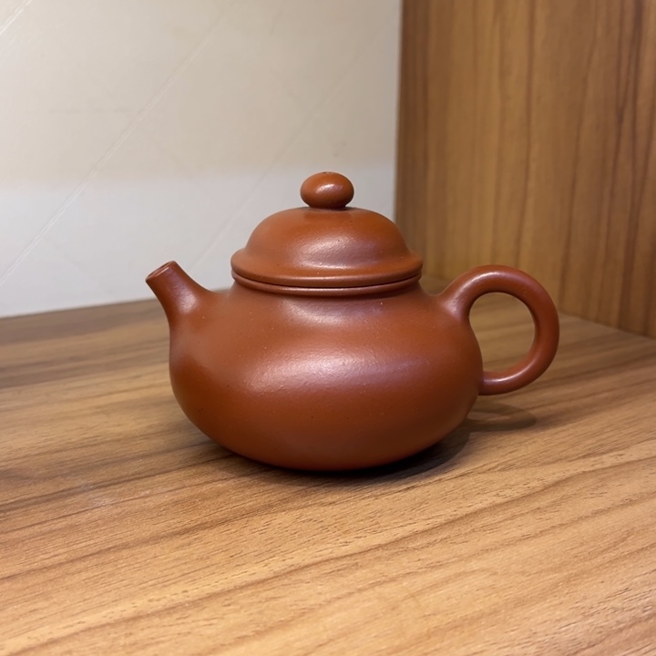 紫砂茶壶容天小红泥