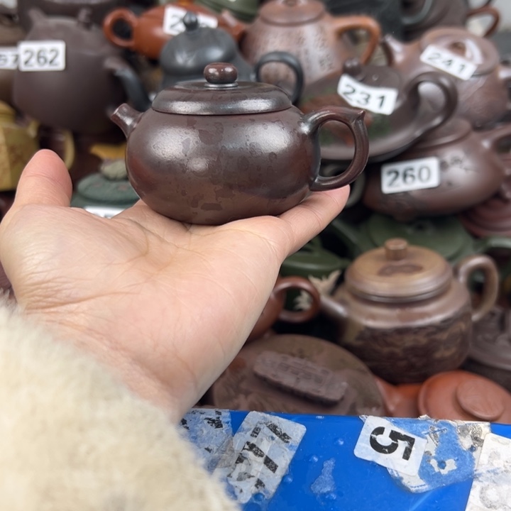 茶壶紫砂盖子微晃