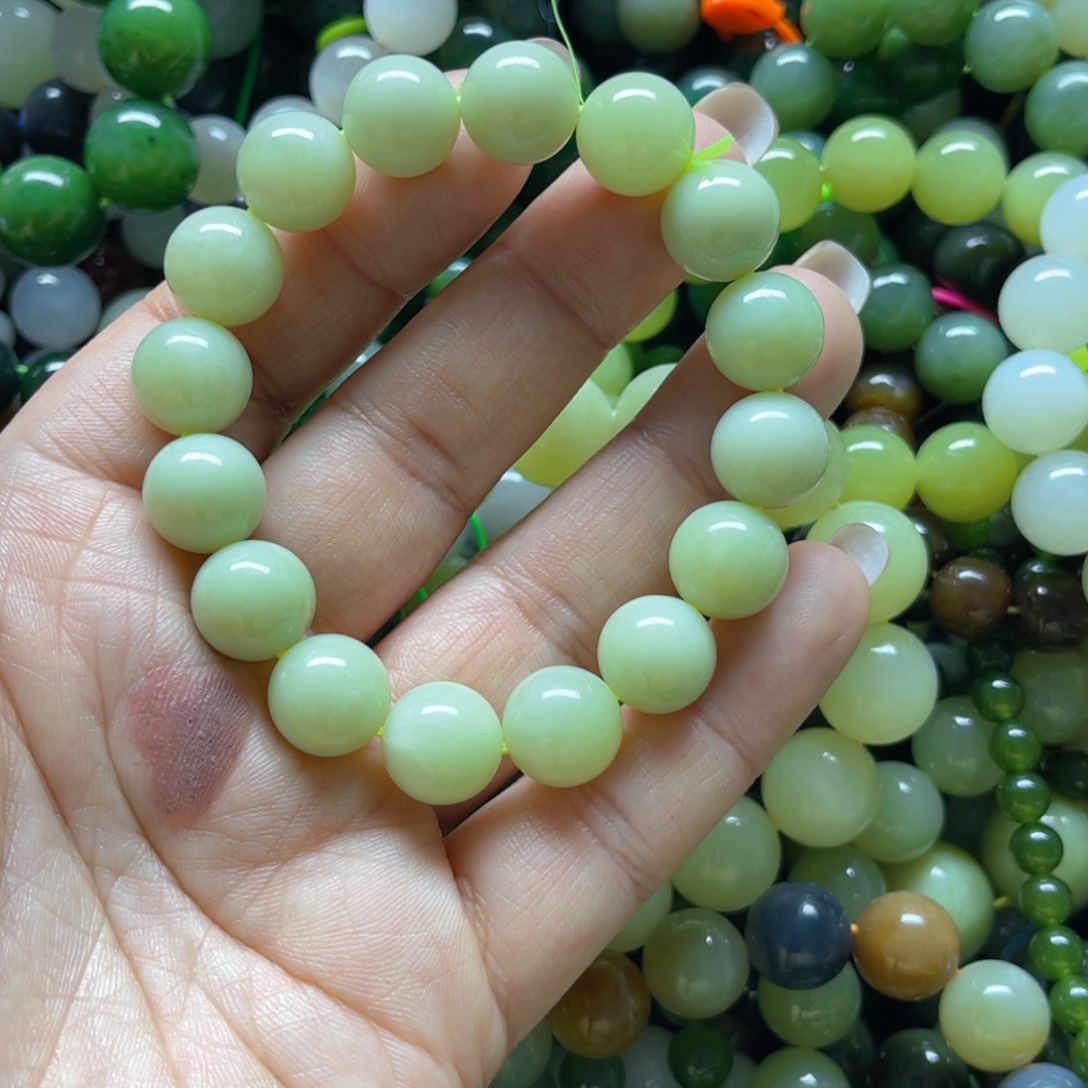 和田玉手链未镶嵌