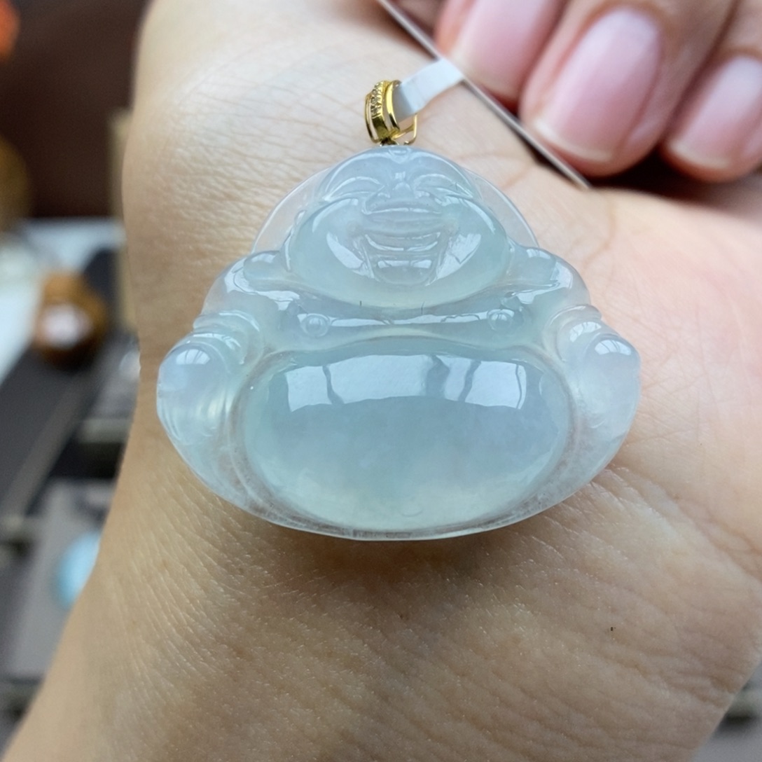 【闪购商品】颈饰18K金镶嵌翡翠80