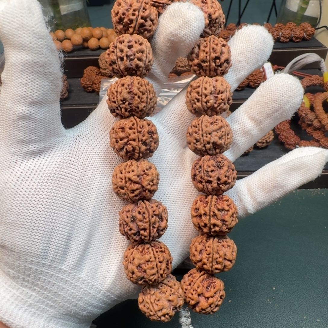 金刚菩提手串21水晶铁籽