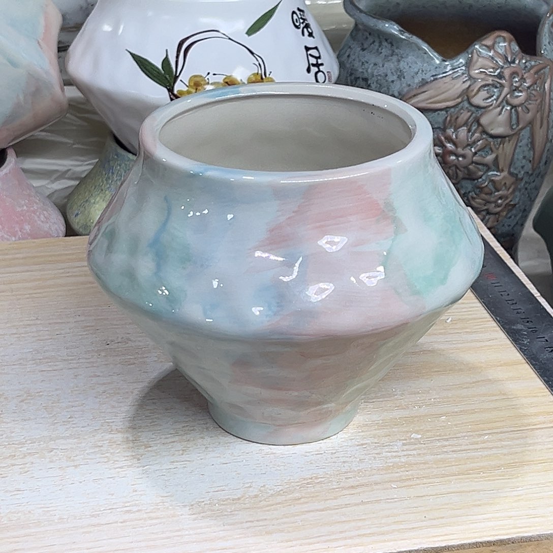 陶瓷绿植多肉微瑕花盆外口径：11*14