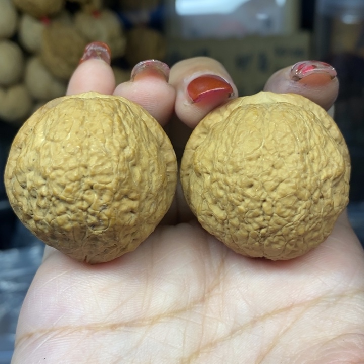 吊坠文玩核桃38花好月圆