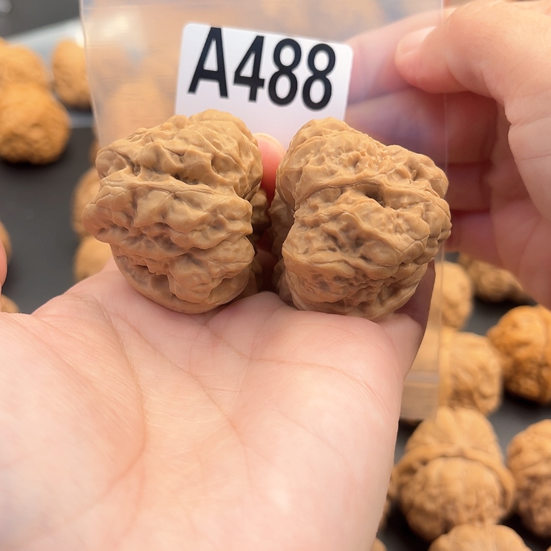 文玩核桃把件蛙蛙精品40肚45