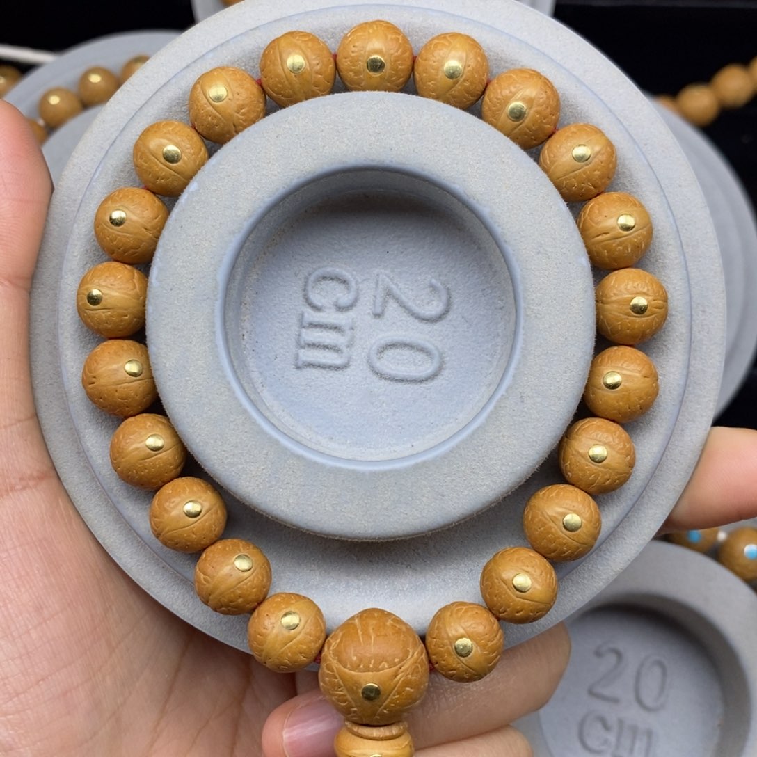 H***~凤眼菩提手串11+新籽铜