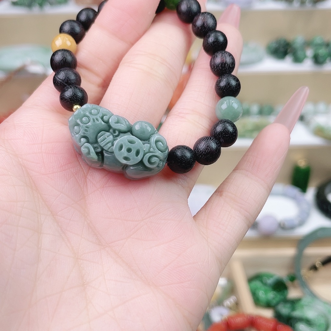 翡翠未镶嵌手链手链