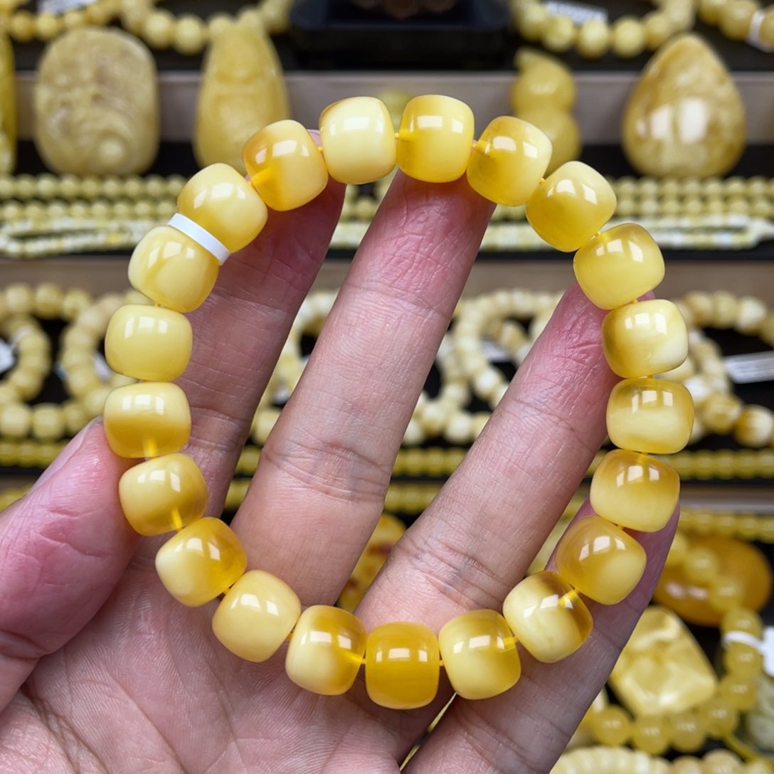 琥珀裸石未镶嵌琥珀蜜蜡