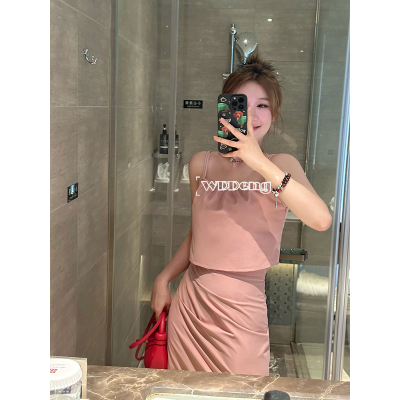 【清清款】王等等蚂蚁腰上衣+半身裙 两件套 UA353683