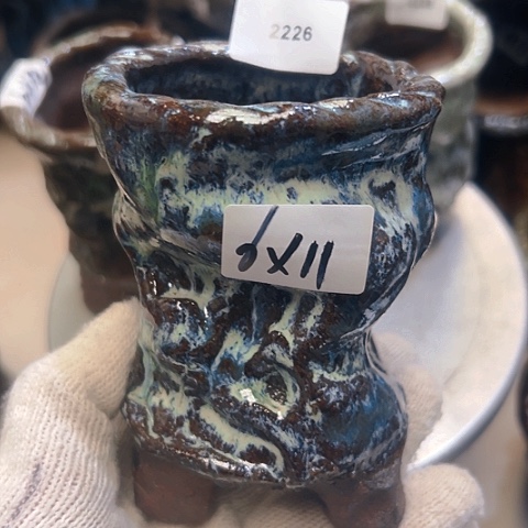 粗陶花盆手工花盆制作