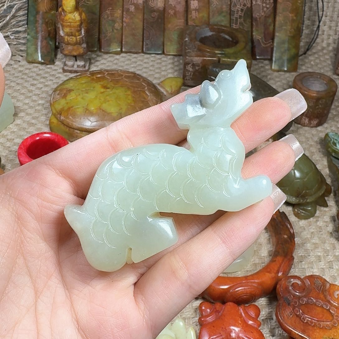 白玉菩提吊坠挂件