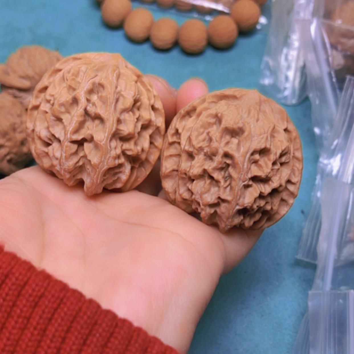 【闪购商品】摆件核桃41苹果有修