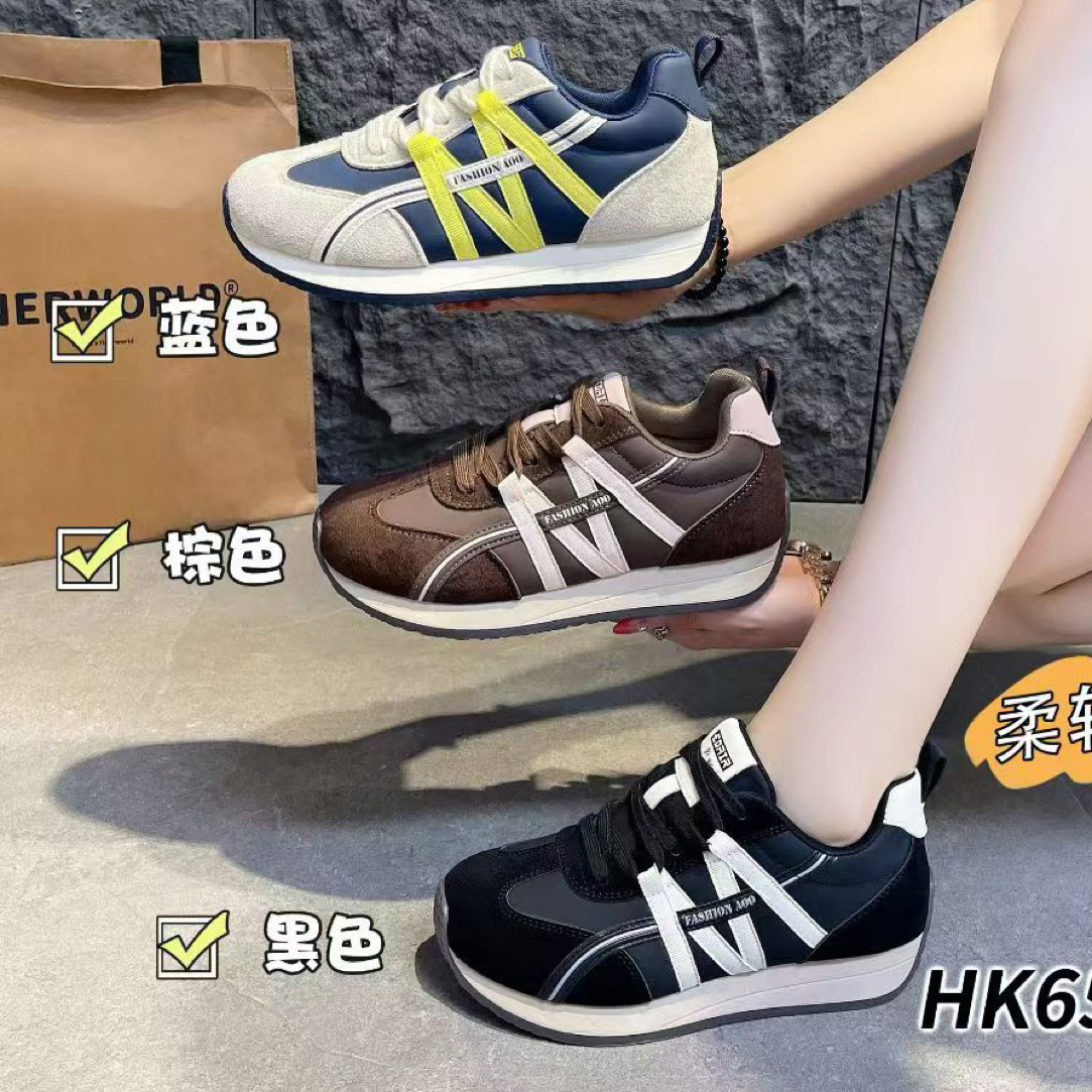 舒适软底小皮匠6509平地女系带休闲鞋时尚休闲鞋百搭女鞋好看时尚