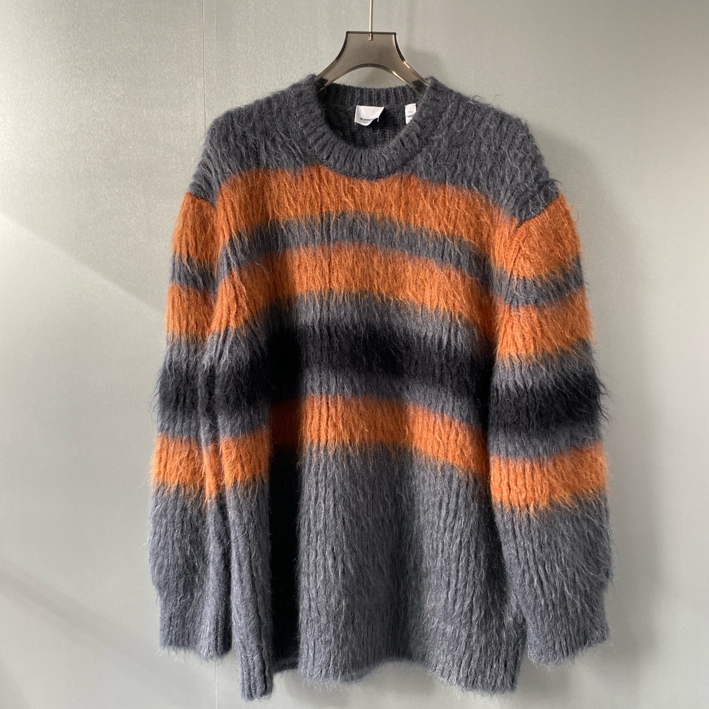 未使用 BURBERRY/博柏利 拼接马海毛针织毛衣/m码/y7714（北京）