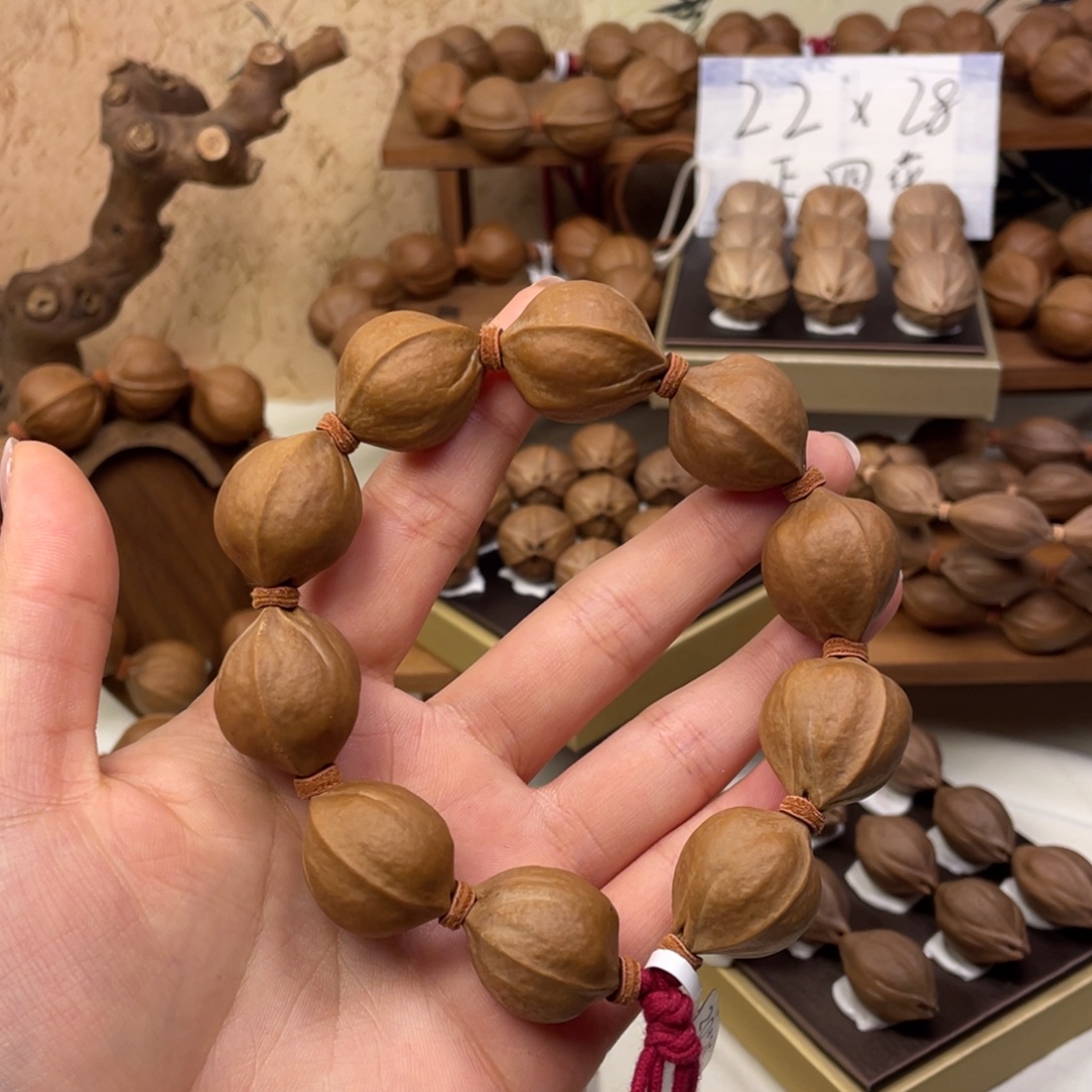 柚***柚手串/手链橄榄核2025梅林铁核