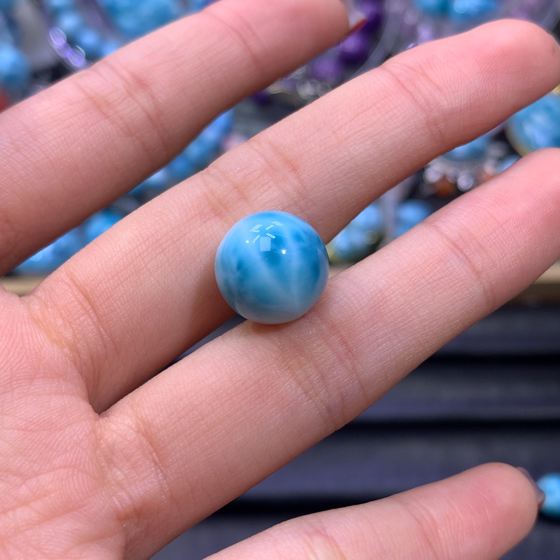 针钠钙石（海纹石）手链未镶嵌霸***糕