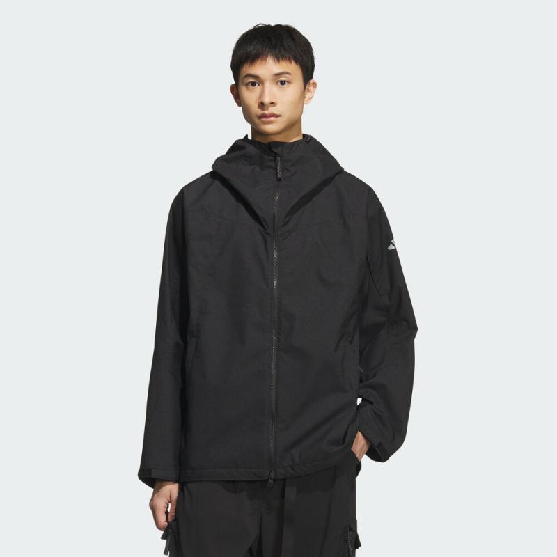 【滔搏联动】adidas阿迪达斯男子CE PARKA梭织连帽外套JZ8758
